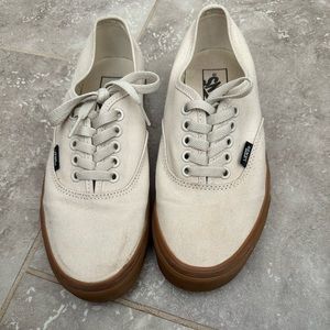 Tan Vans authentics